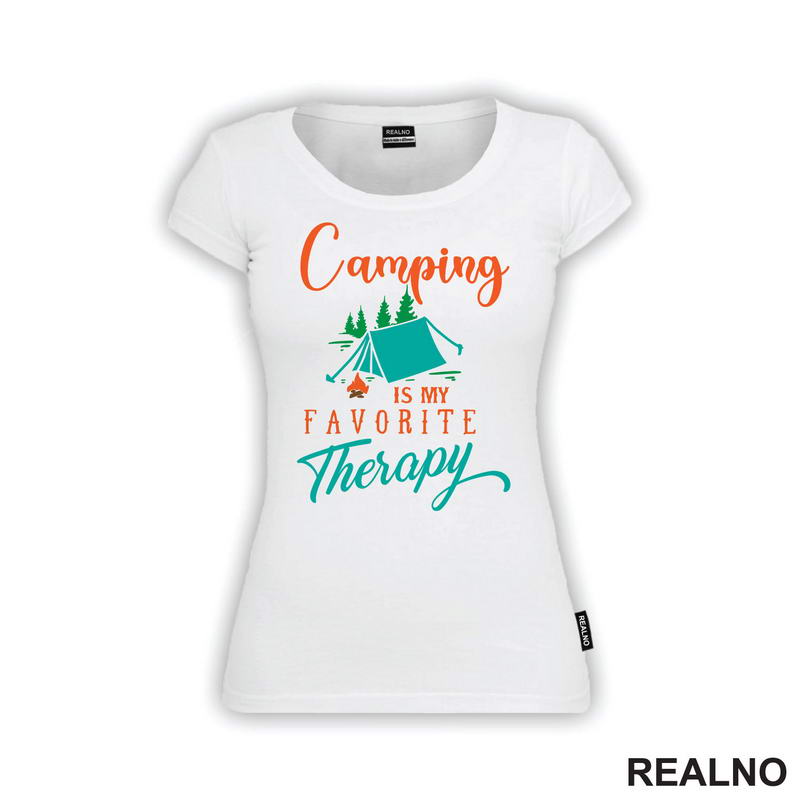 Camping Is My Favorite Therapy - Colors - Planinarenje - Kampovanje - Priroda - Nature