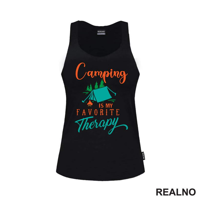 Camping Is My Favorite Therapy - Colors - Planinarenje - Kampovanje - Priroda - Nature