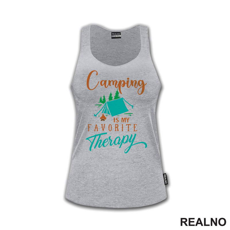 Camping Is My Favorite Therapy - Colors - Planinarenje - Kampovanje - Priroda - Nature