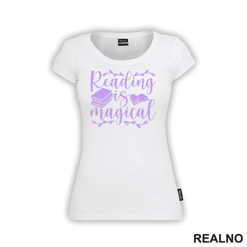Reading Is Magical - Purple - Books - Čitanje - Knjige