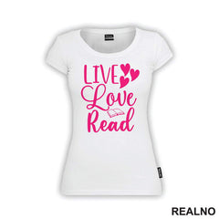 Live Love Read - Pink - Books - Čitanje - Knjige
