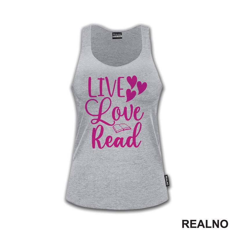 Live Love Read - Pink - Books - Čitanje - Knjige