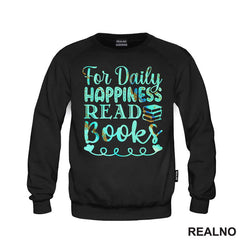 For Daily Happiness Read Books - Books - Čitanje - Knjige