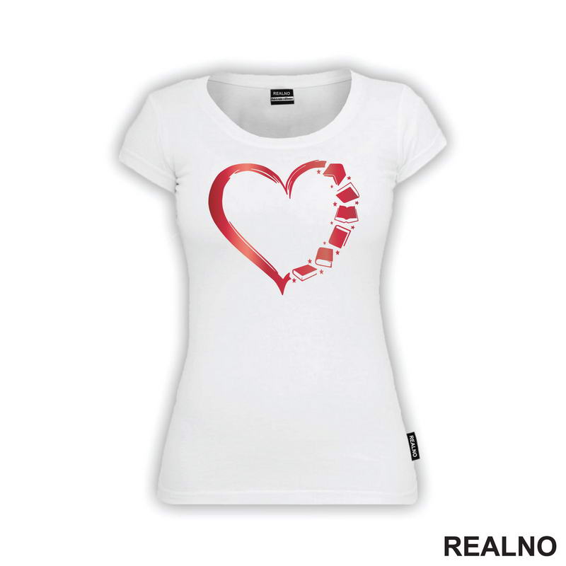 Heart - Shaped Books - RedB - Books - Čitanje - Knjige