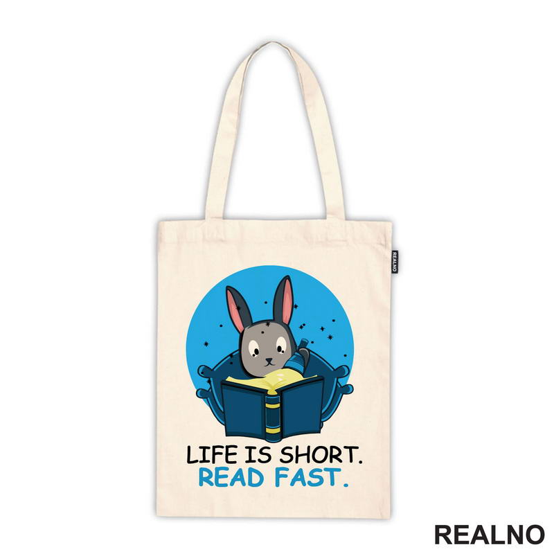 Life Is Short. Read Fast - Books - Rabbit - Čitanje - Knjige