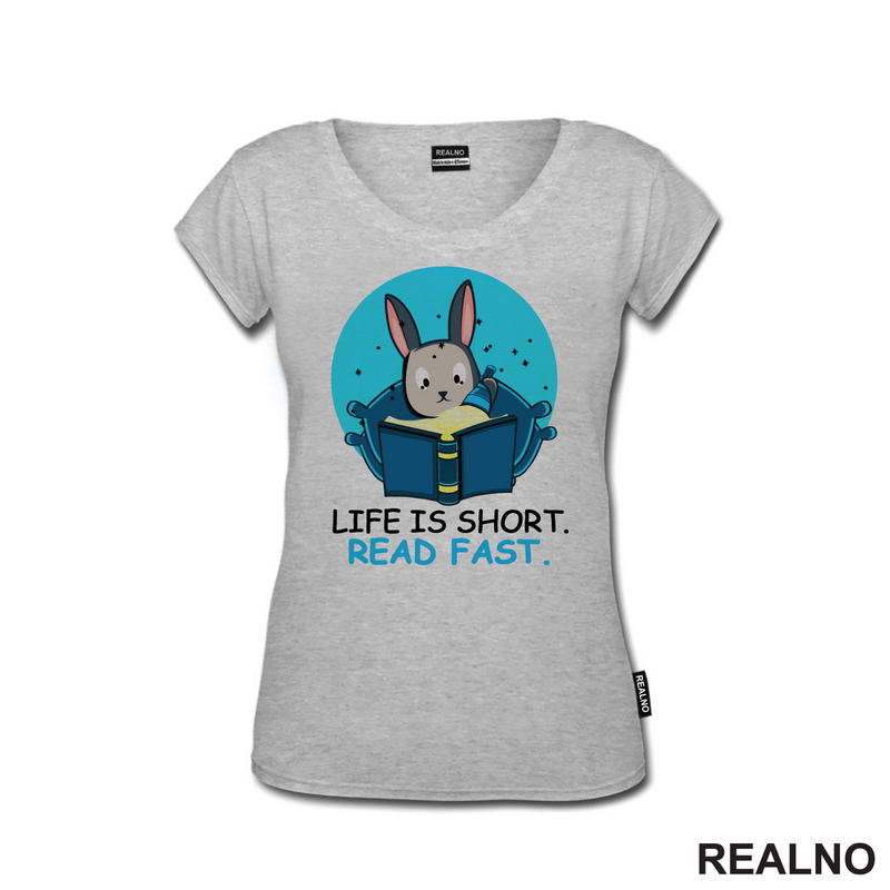 Life Is Short. Read Fast - Books - Rabbit - Čitanje - Knjige