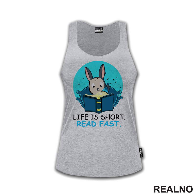 Life Is Short. Read Fast - Books - Rabbit - Čitanje - Knjige