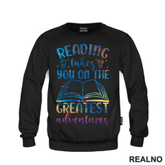 Reading Takes You On The Greatest Adventures - Open - Colors - Books - Čitanje - Knjige