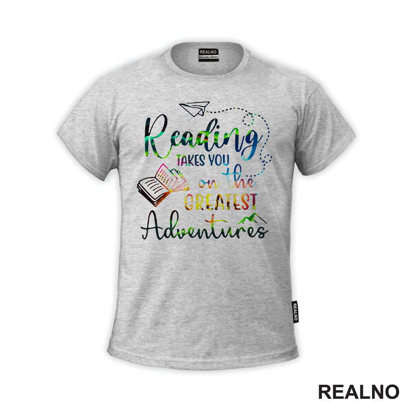 Reading Takes You On The Greatest Adventures - Colors - Books - Čitanje - Knjige