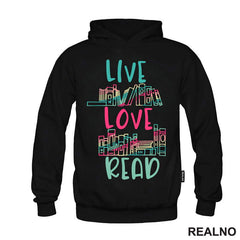 Live Love Read - Book Shelf - Colors - Books - Čitanje - Knjige