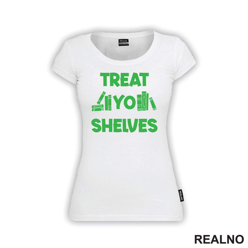 Treat Yo Shelves - Green - Books - Čitanje - Knjige