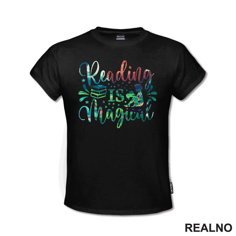 Reading Is Magical - Nature Background - Books - Čitanje - Knjige