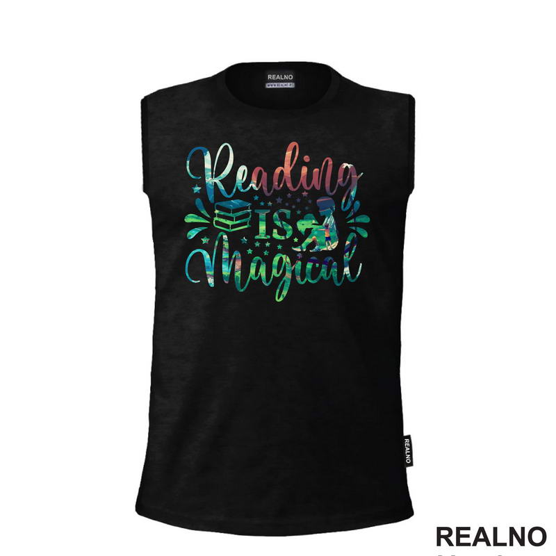 Reading Is Magical - Nature Background - Books - Čitanje - Knjige