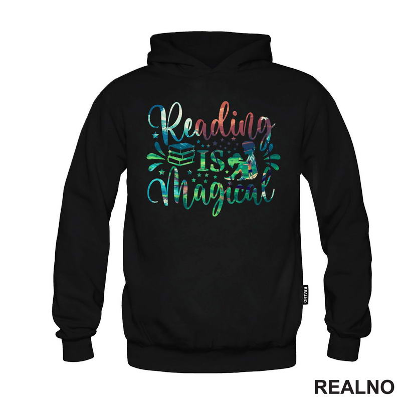 Reading Is Magical - Nature Background - Books - Čitanje - Knjige