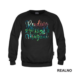 Reading Is Magical - Nature Background - Books - Čitanje - Knjige