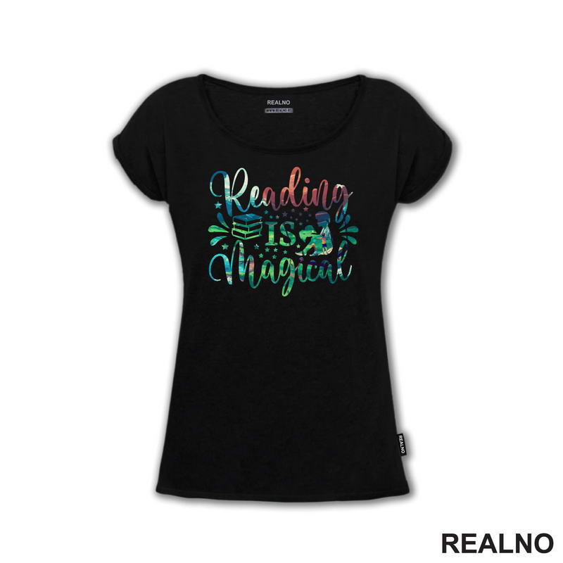 Reading Is Magical - Nature Background - Books - Čitanje - Knjige