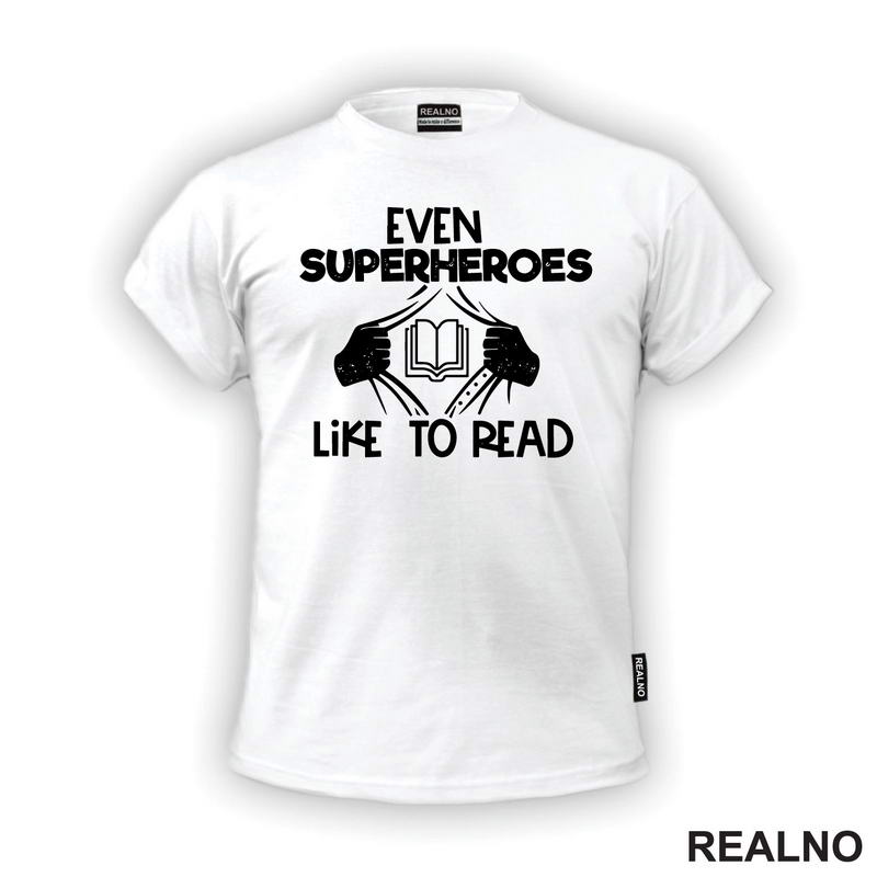 Even Superheroes Like To Read - Books - Čitanje - Knjige