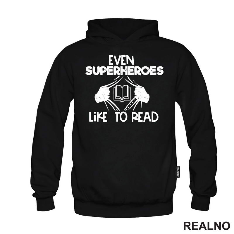 Even Superheroes Like To Read - Books - Čitanje - Knjige
