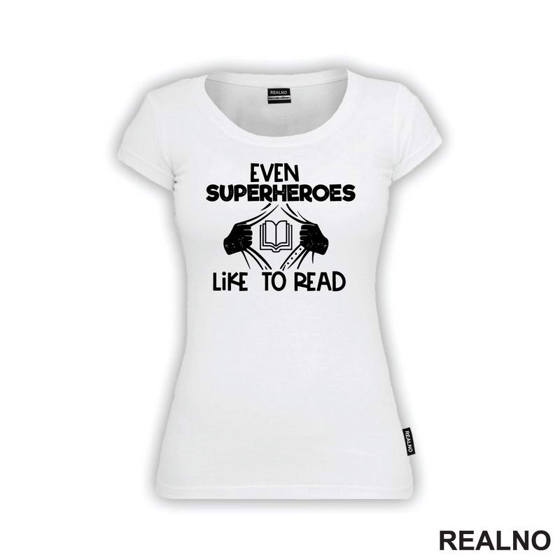 Even Superheroes Like To Read - Books - Čitanje - Knjige