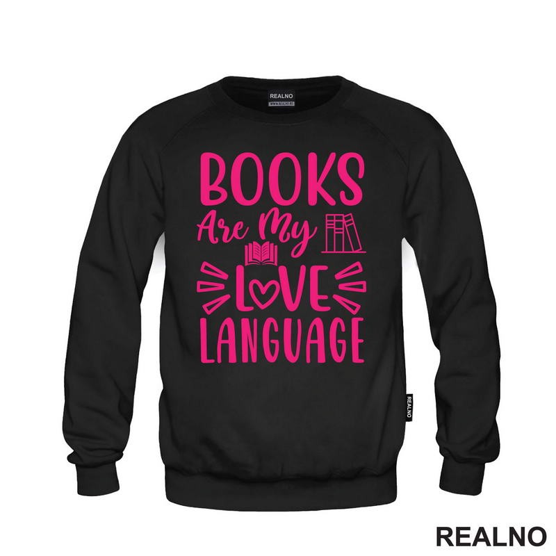 Books Are My Love Language - Shades Of Pink - Books - Čitanje - Knjige