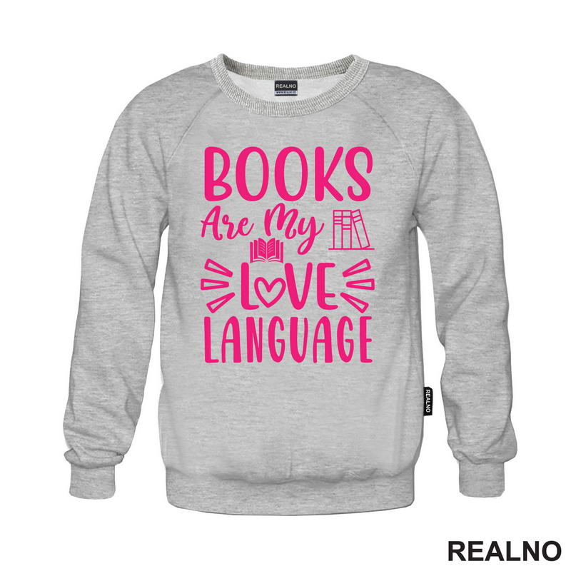 Books Are My Love Language - Shades Of Pink - Books - Čitanje - Knjige