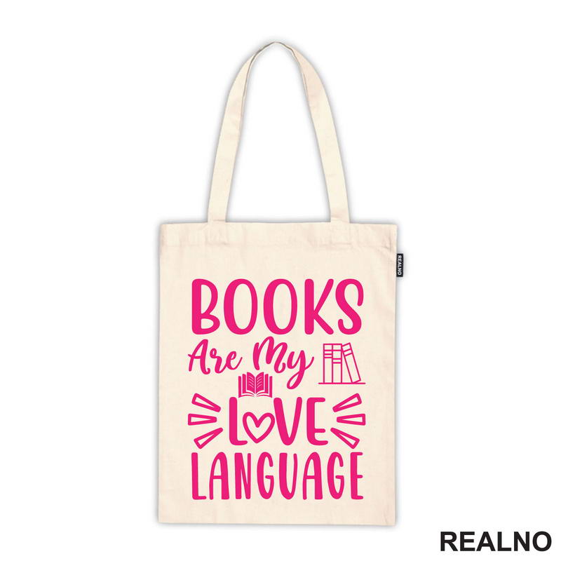 Books Are My Love Language - Shades Of Pink - Books - Čitanje - Knjige
