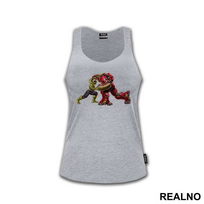 Fight With Hulkbuster - Hulk - Avengers - Majica