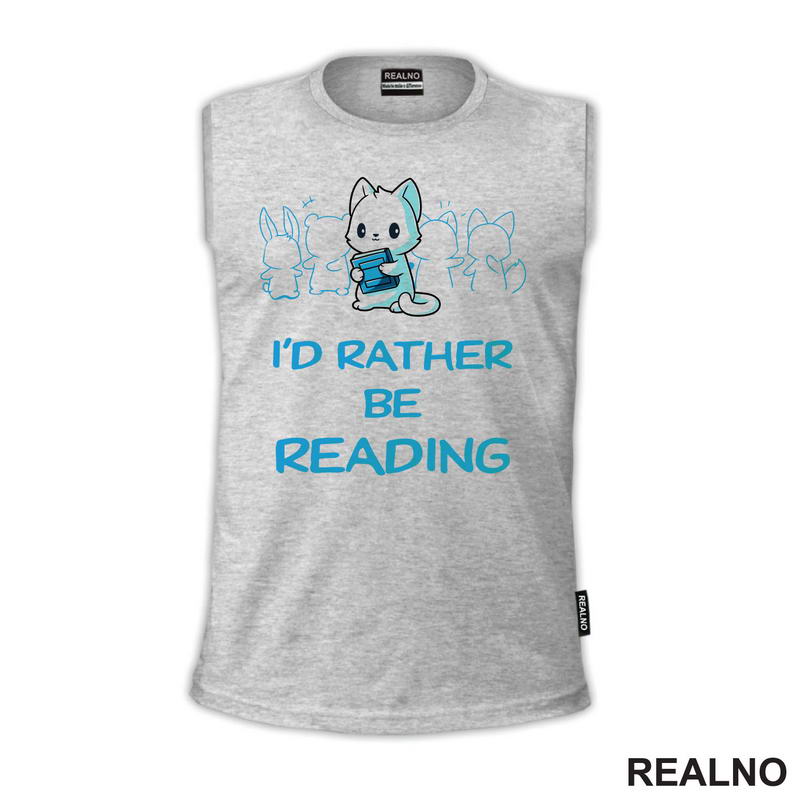 I'd Rather Be Reading - Cute - Books - Čitanje - Knjige