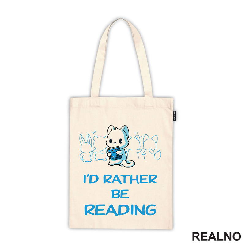 I'd Rather Be Reading - Cute - Books - Čitanje - Knjige