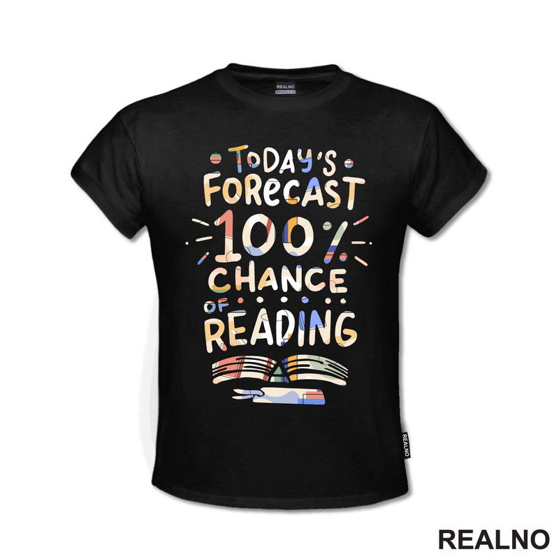 Today Forecast 100 Percent Chance Reading - Colors - Books - Čitanje - Knjige