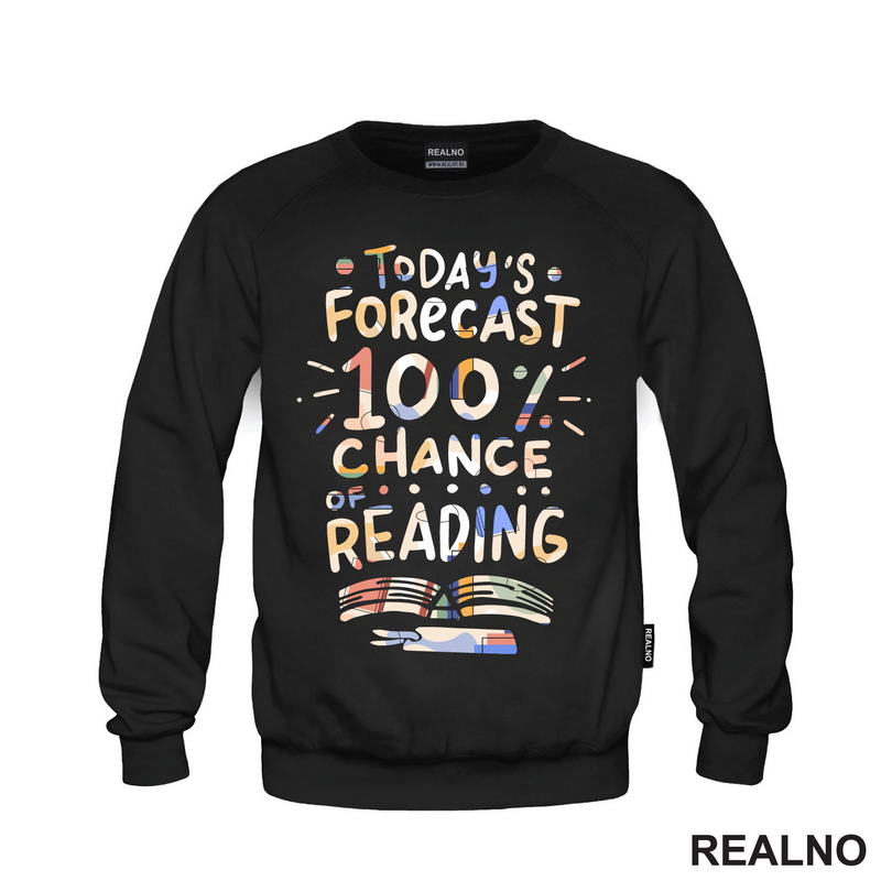 Today Forecast 100 Percent Chance Reading - Colors - Books - Čitanje - Knjige