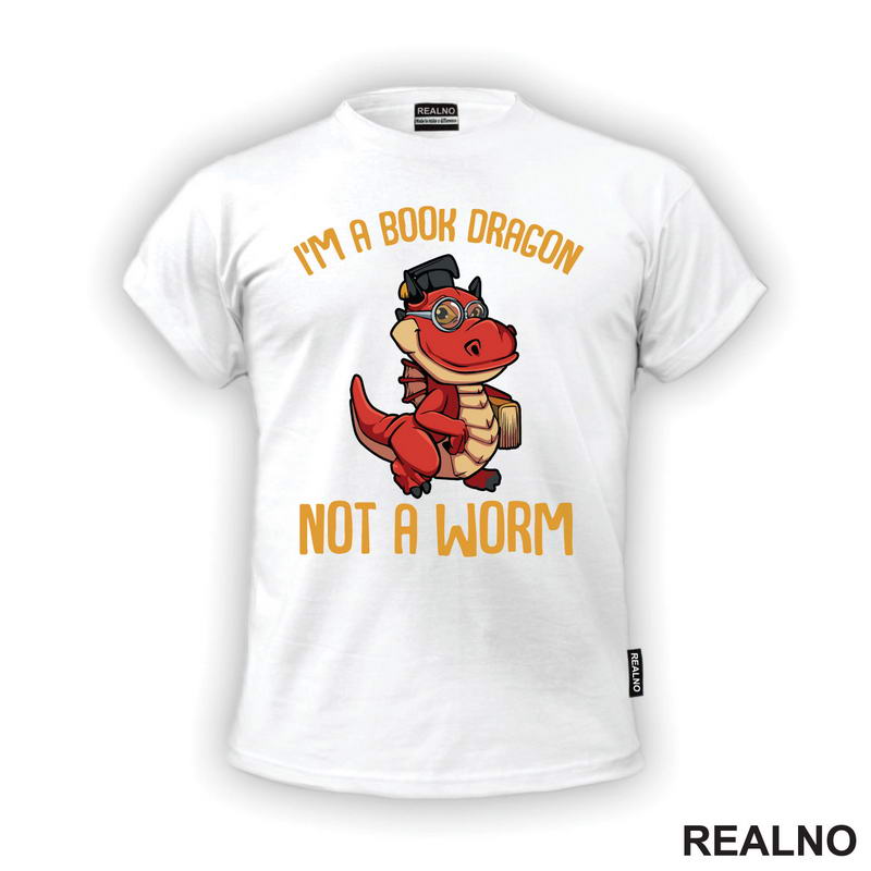 I'm A Book Dragon Not A Worm - Red Dragon - Books - Čitanje - Knjige