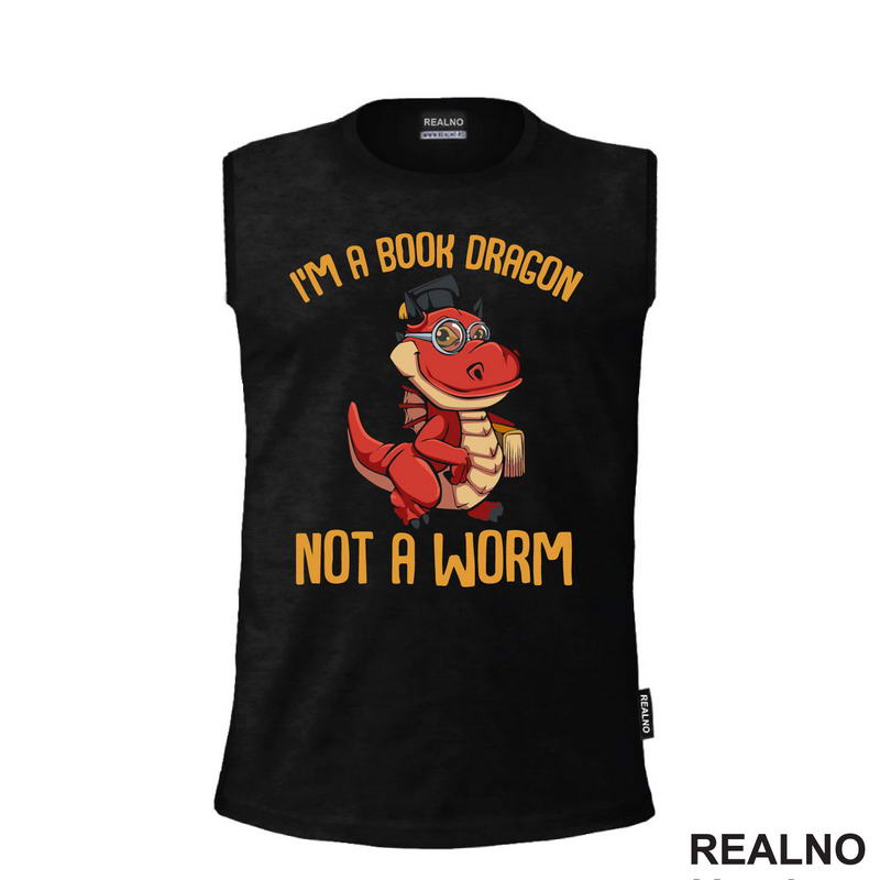 I'm A Book Dragon Not A Worm - Red Dragon - Books - Čitanje - Knjige