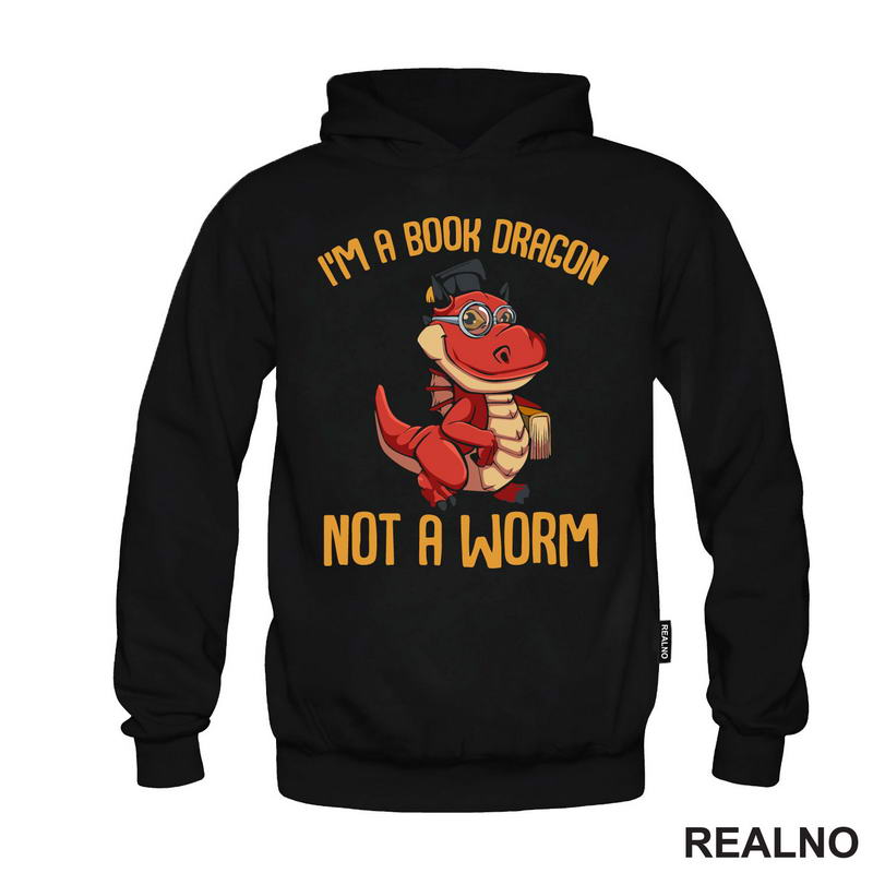 I'm A Book Dragon Not A Worm - Red Dragon - Books - Čitanje - Knjige