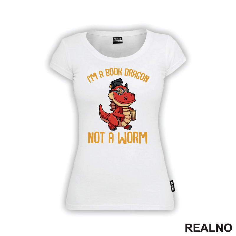 I'm A Book Dragon Not A Worm - Red Dragon - Books - Čitanje - Knjige