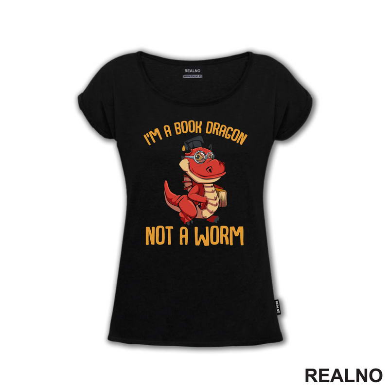 I'm A Book Dragon Not A Worm - Red Dragon - Books - Čitanje - Knjige