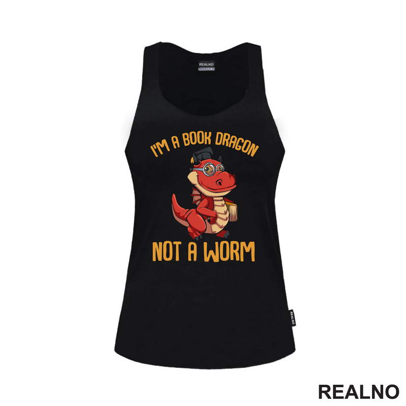 I'm A Book Dragon Not A Worm - Red Dragon - Books - Čitanje - Knjige