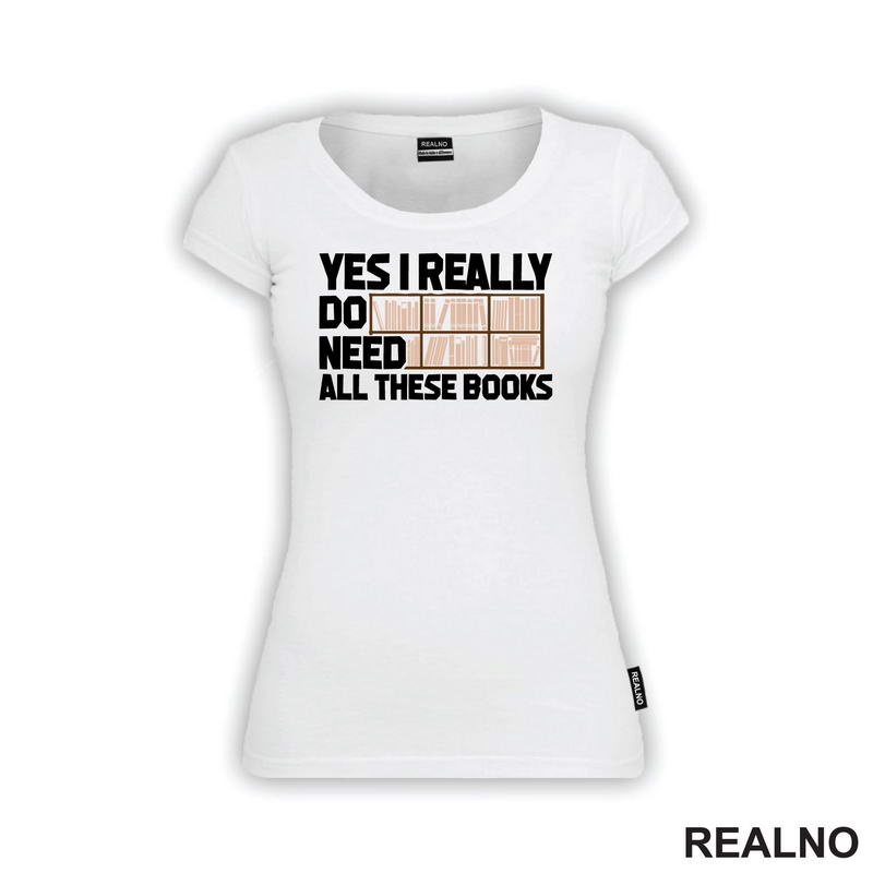 Yes I Really Do Need All These Books - Books - Čitanje - Knjige
