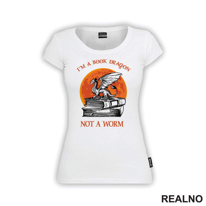 I'm A Book Dragon Not A Worm - Orange Moon - Books - Čitanje - Knjige