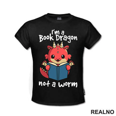 I'm A Book Dragon Not A Worm - Baby Dragon - Books - Čitanje - Knjige