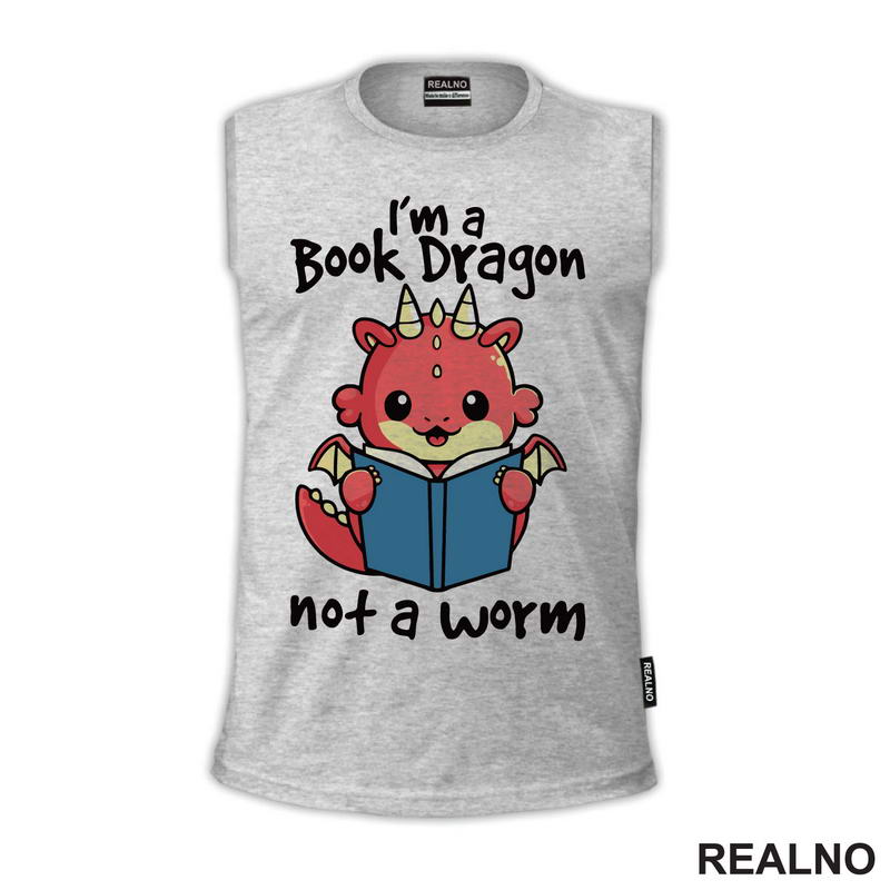 I'm A Book Dragon Not A Worm - Baby Dragon - Books - Čitanje - Knjige
