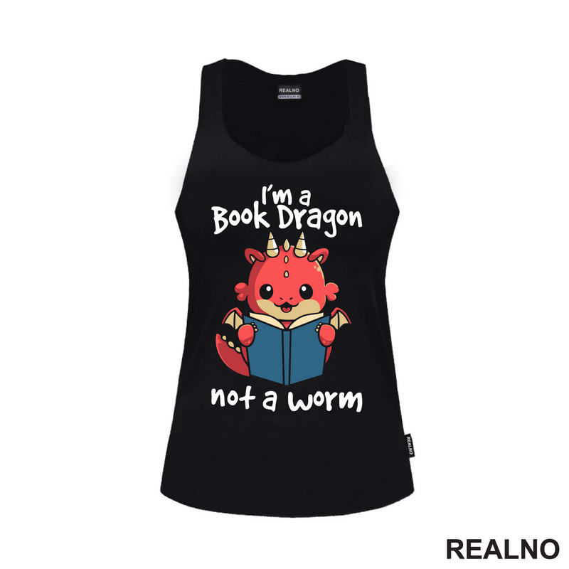 I'm A Book Dragon Not A Worm - Baby Dragon - Books - Čitanje - Knjige