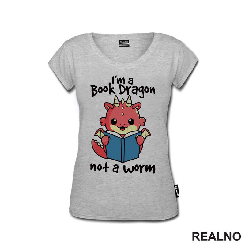 I'm A Book Dragon Not A Worm - Baby Dragon - Books - Čitanje - Knjige