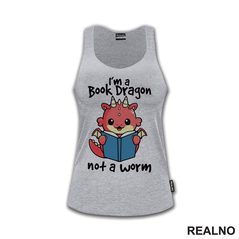 I'm A Book Dragon Not A Worm - Baby Dragon - Books - Čitanje - Knjige