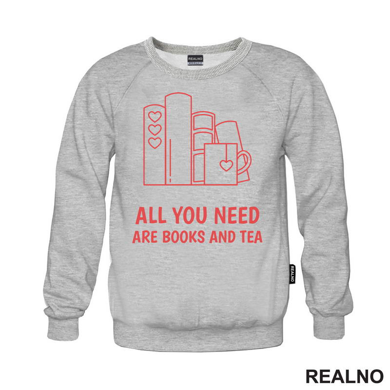 All You Need Are Books And Tea - Red - Books - Čitanje - Knjige
