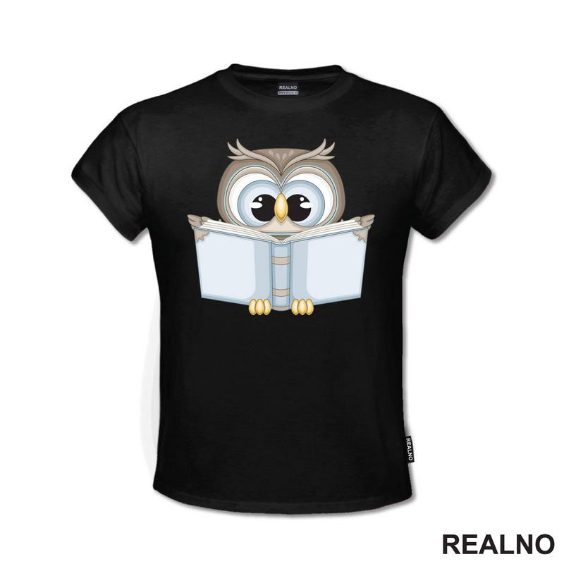 Owl Reading - Books - Čitanje - Knjige
