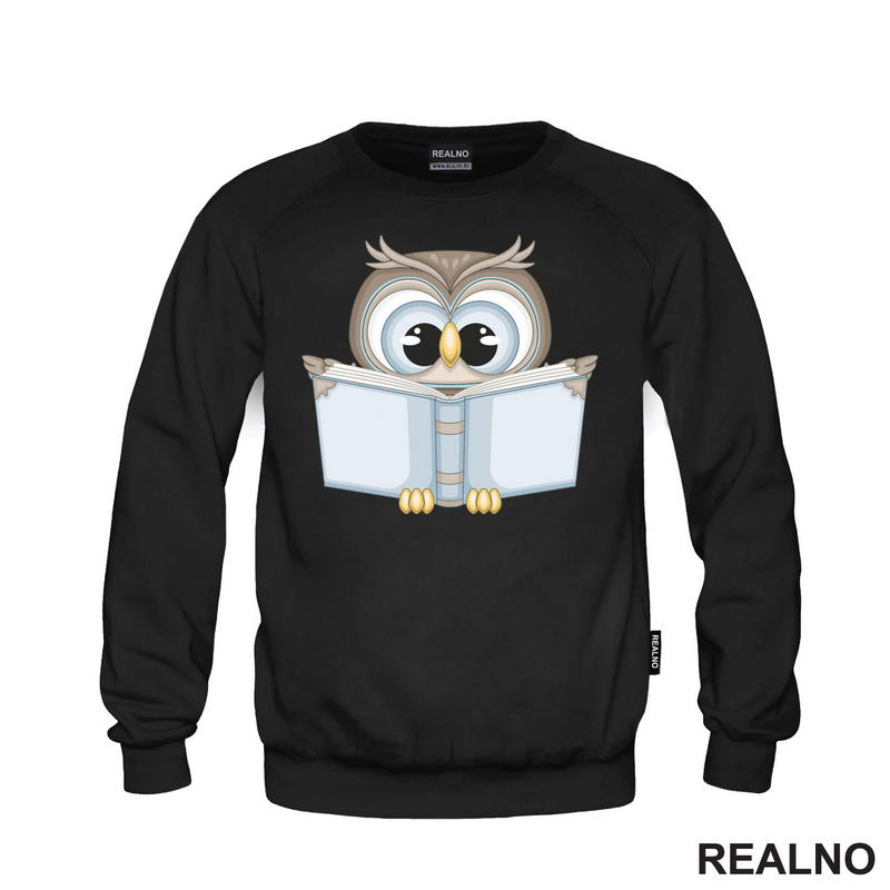 Owl Reading - Books - Čitanje - Knjige