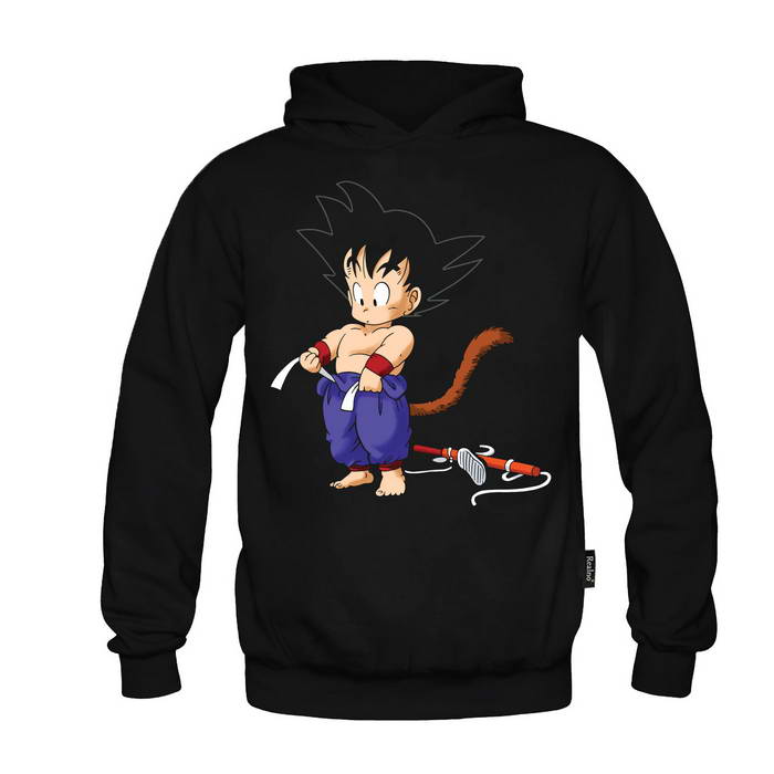 Tying His Belt - Goku - Dragon - Ball - Majica