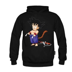 Tying His Belt - Goku - Dragon - Ball - Majica