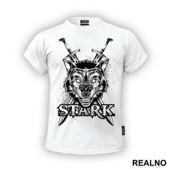 Wolf With Two Swords, House Stark - Game Of Thrones - GOT - Majica